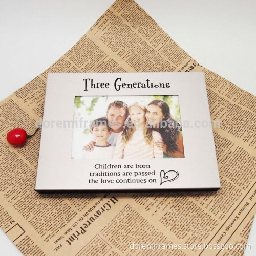 aluminum photo album with frame cover for promotional gifts